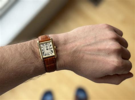 cartier tank on wrist|cartier tank introduced.